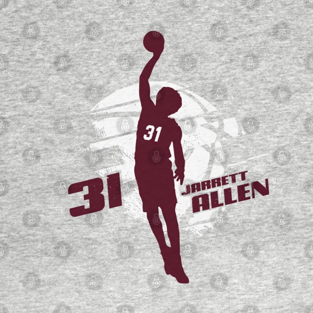 Jarrett Allen Cleveland Silhouette by danlintonpro